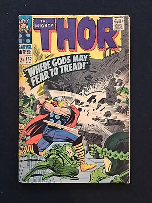 Buy The Mighty Thor 132 Marvel Comics 1966 1st Appearance Of Ego The Living Planet • 22.14£
