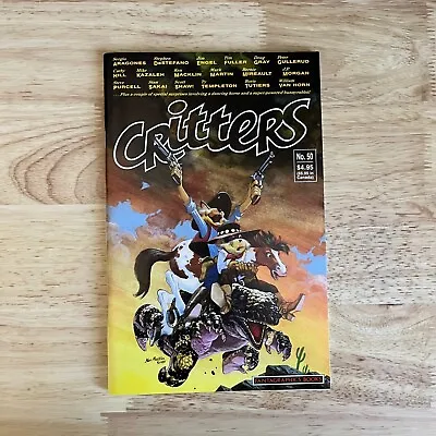 Buy Critters #50 Fantagraphics 1990 Final Issue Usagi Yojimbo 1st App Johnny Depp • 53.37£