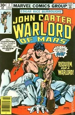Buy John Carter Warlord Of Mars #3 FN/VF 7.0 1977 Stock Image • 3.12£