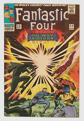 Buy Fantastic Four #53 VFN- 7.5 Second Ever Black Panther • 199£