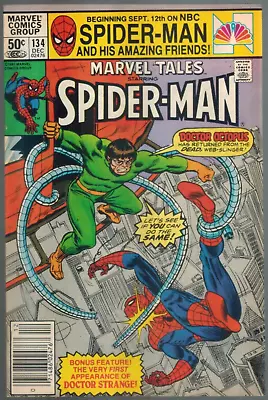 Buy Marvel Tales 134 Vs Doctor Octopus! (rep Amazing Spider-Man 157) 1981  F/VF • 4.76£