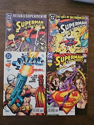 Buy ACTION COMICS Lot Of 4 Issues 690, 700, 718, 772 • 4.73£