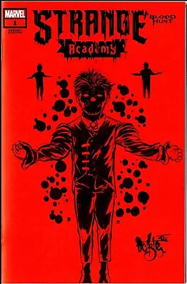 Buy Strange Academy Blood Hunt #1 Marvel Comic Red Sketch Var W Original DCastr Art • 55.96£