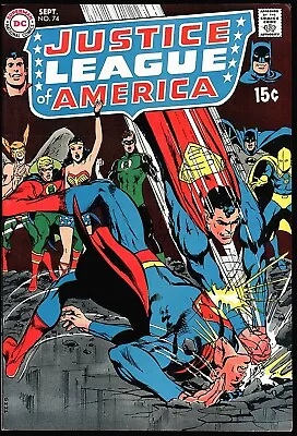 Buy Justice League Of America #74 NM 1st Meeting Of Earth 1 & Earth 2 Superman • 283.75£