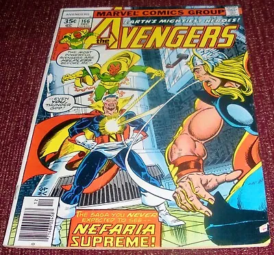 Buy The Avengers #166  (1977 Marvel Comics) Count Nefaria John Byrne • 15.99£