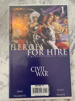 Buy Heroes For Hire 1  Variant Marvel Civil War 2007 Rare 1st Print NM • 3.99£