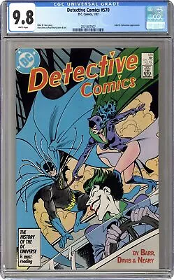 Buy Detective Comics #570 CGC 9.8 1987 2031807007 • 184.14£