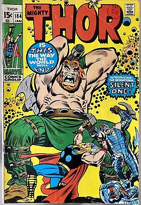 Buy Thor #184. (1971) 1st App Of The Silent One • 10£