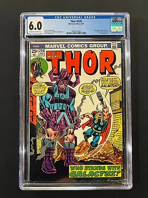 Buy Thor #226 CGC 6.0 (1974) – 2nd App Of The Firelord, Galactus, Hercules & Ego App • 39.51£