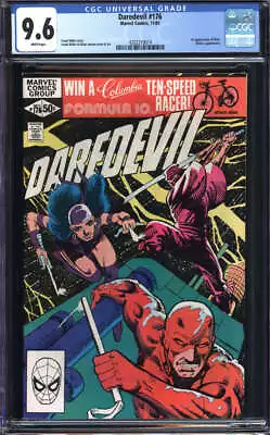 Buy Daredevil #176 Cgc 9.6 White Pages // 1st App Of Stick Marvel Comics 1981 • 136.73£