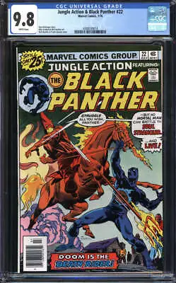 Buy Jungle Action #22 Cgc 9.8 White Pages // Marvel Comics 1976 • 524.27£