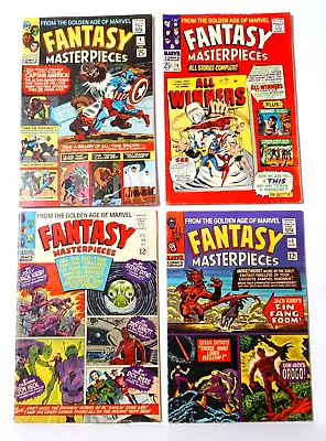 Buy Fantasy Masterpieces Lot (4)  #1, 2, 4, 10  Marvel Comics 1966-1967 • 26.34£