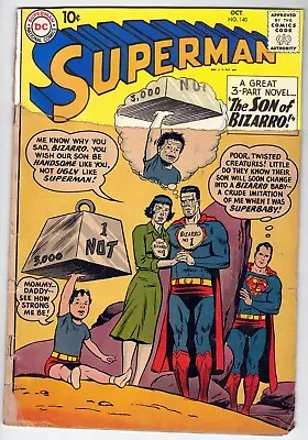 Buy Superman #140 0.5 Restored 1960 Off-white Pages • 31.98£