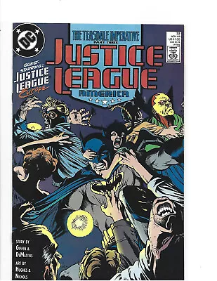 Buy JUSTICE LEAGUE AMERICA # 32 * ADAM HUGHES Art * DC COMICS * 1989 • 2.07£