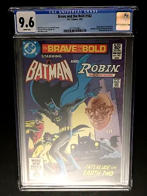 Buy BRAVE & THE BOLD #182 CGC 9.6 WP BATMAN 1st APP. MODERN BATWOMAN DC COMICS 1982 • 193.61£