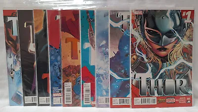 Buy Thor (Vol. 4) #1-8 & Annual #1 Set NM- 1st Print Marvel Comics 2014-2015 [CC] • 39.99£