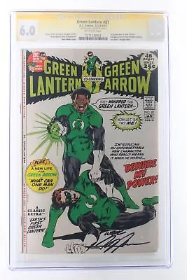 Buy Green Lantern #87 - D.C. 1972 CGC 6.0 1st App Of John Stewart Signed Neal Adams • 473.39£