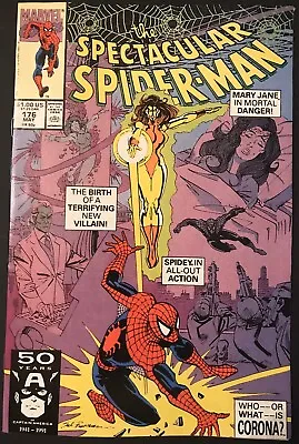 Buy Spectacular Spider-Man #176 NM 1st Appearance Corona 1991 Marvel Comics • 7.99£