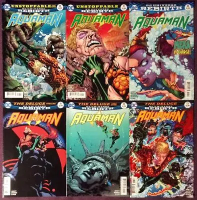 Buy Aquaman #8 To #13. DC 2016. 6 X VF/NM & NM Condition Issues. • 12.38£