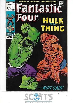 Buy Fantastic Four  #112  Fn  Thing Vs Hulk • 200£