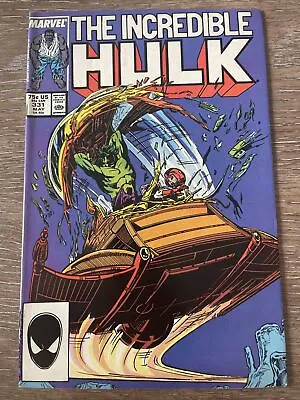 Buy The INCREDIBLE HULK #331 MAY 1987 MCU Newstand McFarlane David Marvel Comic Book • 6.03£