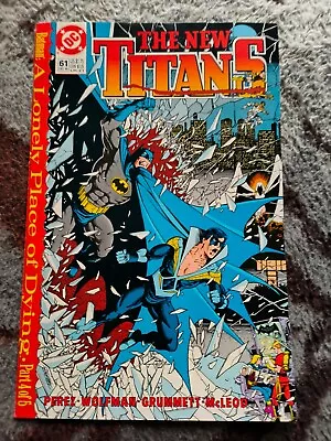 Buy New Titans # 61 Nm 1989  Marv Wolfman George Perez Batman Nightwing Robin ! Dc ! • 6£