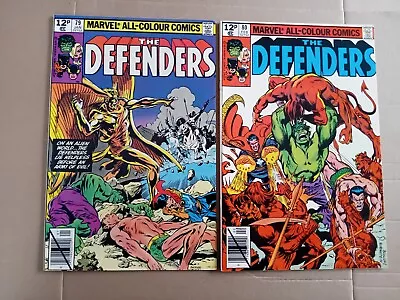 Buy Defenders No 79 & 80. 2 Comic Job Lot.  Hulk,Strange, 1980 Marvel Comic  VF/NM • 9.99£