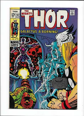 Buy Thor #162 [1969 Vg+]  Galactus A' Borning!  • 59.16£