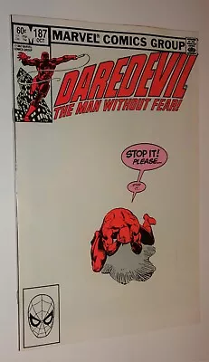 Buy Daredevil #187 Frank Miller Nm 9.2/9.4 White 1982  Nice • 41.47£