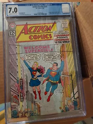 Buy Action Comics #285 (DC, 1962) Supergirl's Existence Revealed - CGC 7.0 • 237.90£