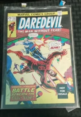 Buy Daredevil #132 (Apr 1976, Marvel Comics) 2nd App Bullseye Toy Biz Not For Resale • 21.77£