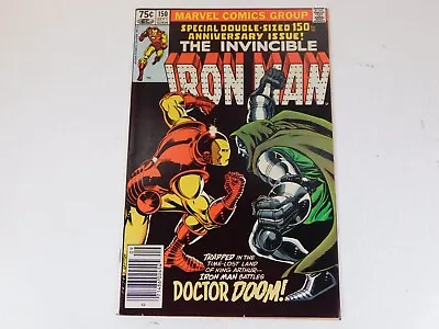 Buy IRON MAN #150 VF 8.0 - DOOMQUEST Newsstand  John Romita Jr. (Marvel Comics 1981) • 39.49£