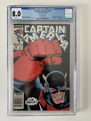 Buy Captain America 354 CGC 8.0 WP US Agent 1st Appearance RARE Mark Jewelers • 139.92£