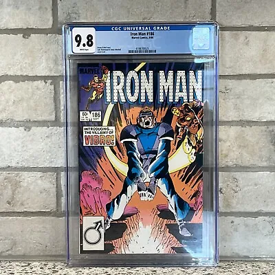 Buy Iron Man #186  CGC 9.8 WP NM/MT  Marvel Comics 1984 Denny O'Neil Tony Stark V1 • 56.48£