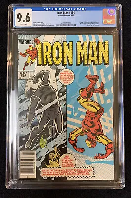 Buy Iron Man #194, CGC 9.6, May 1985, Newsstand, 1st App Scourge & Alice Nugent • 79.05£