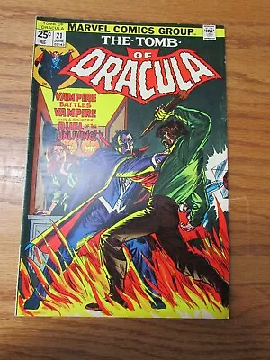 Buy Vintage Marvel Comics The Tomb Of Dracula Vol. 1 No. 21 June 1974 Comic Book • 15.77£