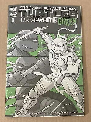 Buy Teenage Mutant Ninja Turtles Black White Green 1 Retailer Incentive 1:10 Foil NM • 30.79£