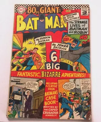 Buy DC SUPERMAN NATIONAL COMICS. BATMAN GIANT 80 PAGE COMIC AUG No.182.  1966 • 24.99£