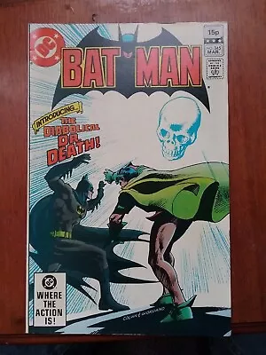 Buy Batman #345 - DC 1982 - 1st App Dr Death • 3.99£