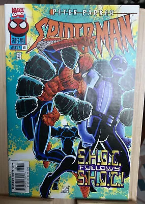 Buy Marvel Comics Peter Parker Spider-Man #76 1st App Loxius Crown (Morbius Villain) • 9.99£