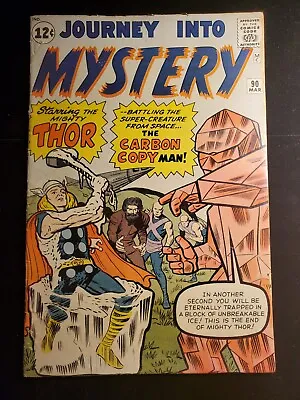 Buy Journey Into Mystery 90, Marvel Comics 1963, Stan Lee And Jack Kirby, Ist App! • 196.60£