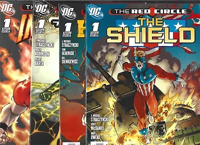 Buy Red Circle One Shot Set Of 4 - The Web, The Shield, The Hangman, Inferno (nm-) • 4.72£