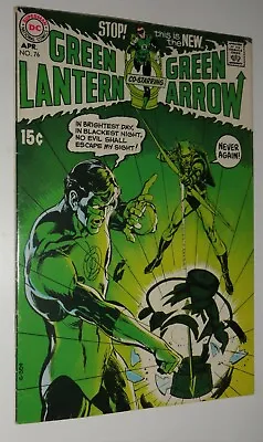 Buy Green Lantern #76 Neal Adams Art Classic Cover 1970   Vf-  Nice • 675.59£