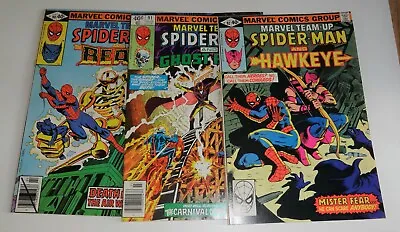 Buy Marvel Team Up #90,91,92  Spider-man Hawkeye Beast Ghost Rider Nm 9.2's 1980 • 29.88£