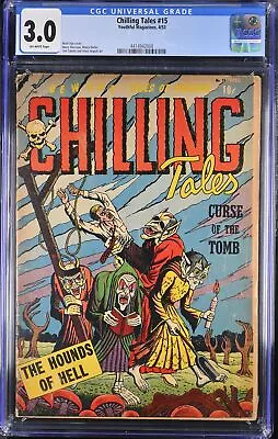 Buy Chilling Tales #15 - Youthful Magazines 1953 CGC 3.0 Matt Fox Cover Harry Harris • 2,054.79£