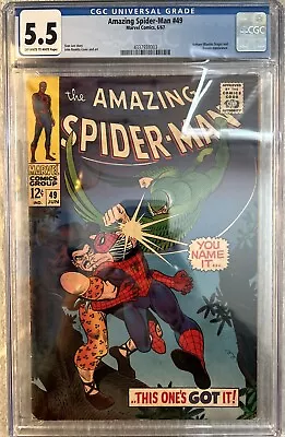 Buy The Amazing Spider-man CGC 5.5 June 1967 • 99£