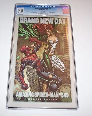 Buy Amazing Spiderman #549 - Marvel 2008 Modern Age Variant - CGC NM/MT 9.8 • 115.93£