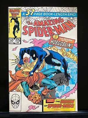 Buy The Amazing Spider-Man 275    Origin Of Spider Man Retold   Hobgoblin Appearance • 39.72£
