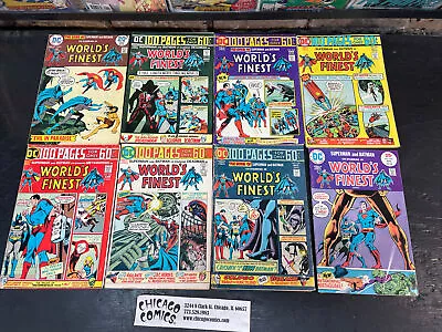 Buy World's Finest 222-242 Consecutive Run DC Comics 1974- 1977 Superman Batman • 157.98£