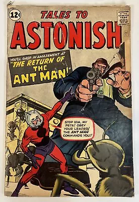 Buy Tales To Astonish #35 1962 1st App. Ant-Man In Costume. Low Grade • 155.91£